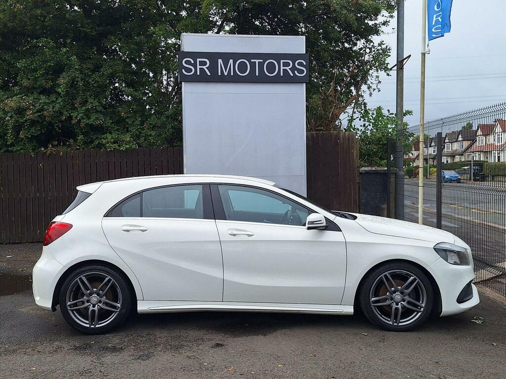 Mercedes-Benz A Class Hatchback 2.1 A200d Amg Line Euro 6 Ss 201 WF16RKX White #6