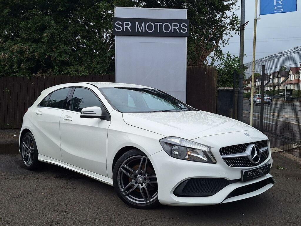 Mercedes-Benz A Class Hatchback 2.1 A200d Amg Line Euro 6 Ss 201 White