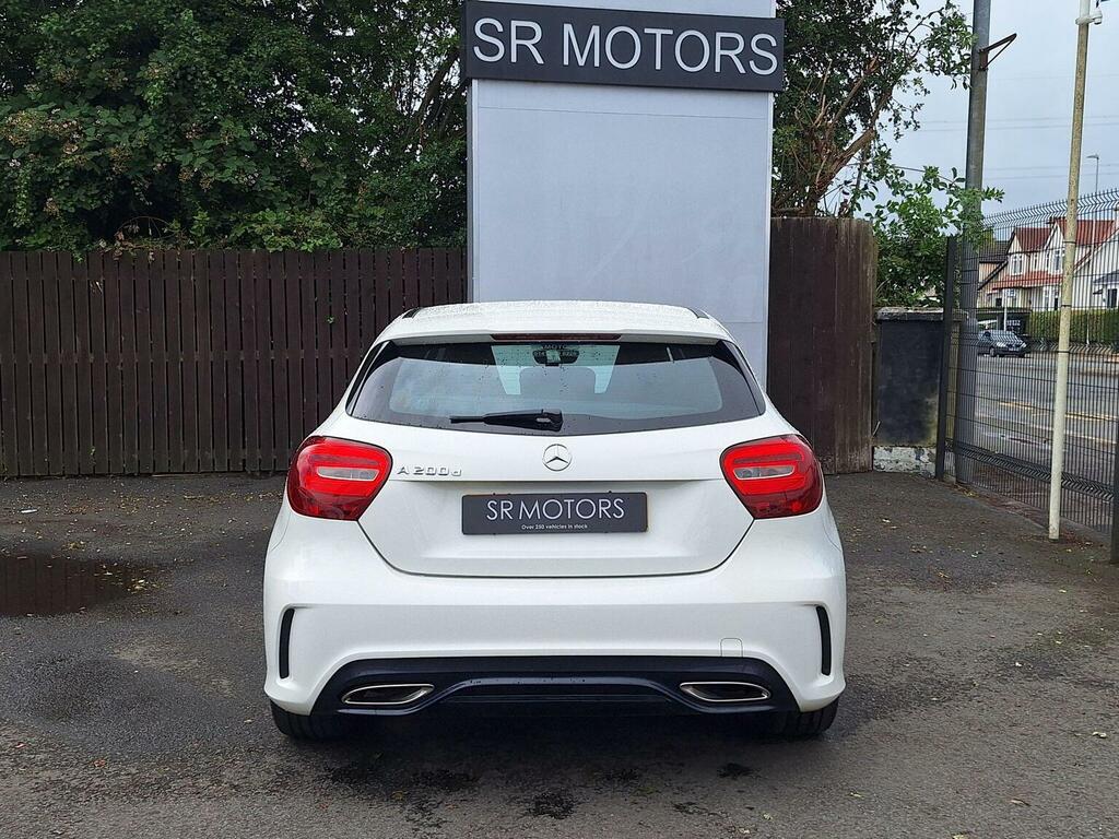 Mercedes-Benz A Class Hatchback 2.1 A200d Amg Line Euro 6 Ss 201 WF16RKX White #5