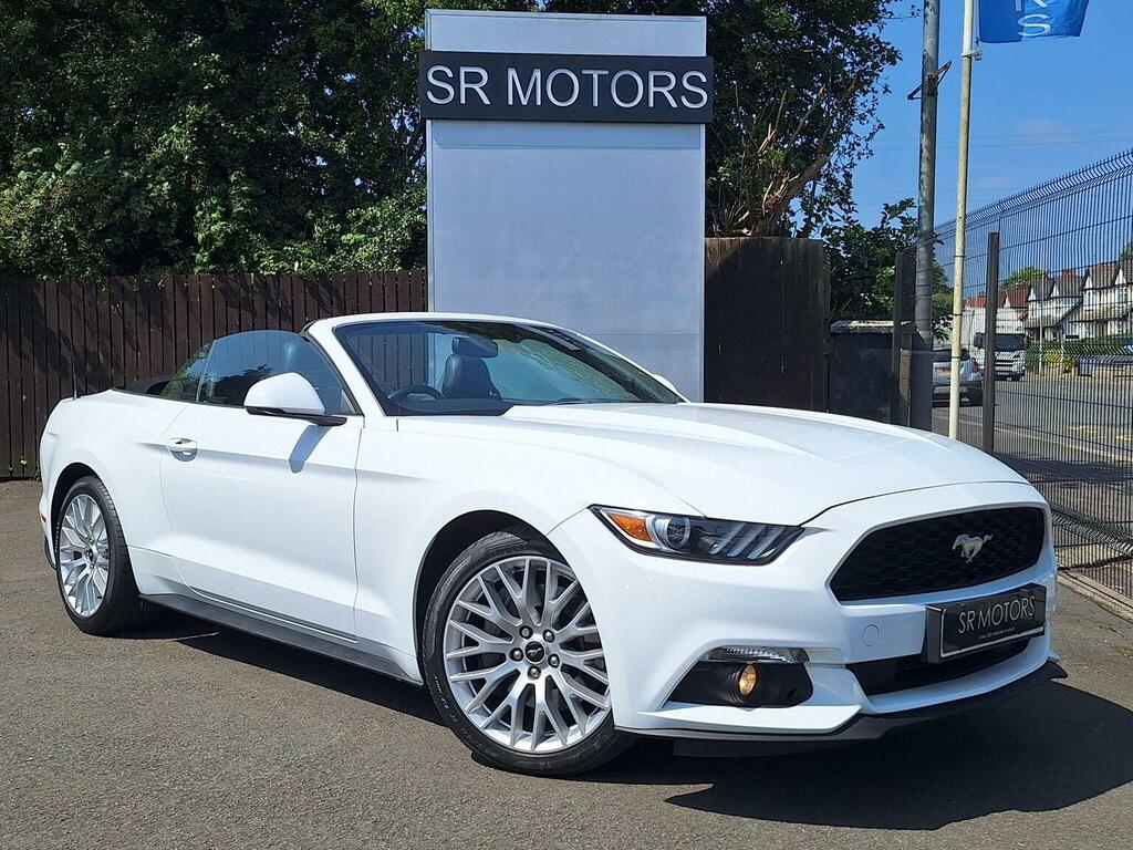 Ford Mustang Convertible 2.3T Ecoboost Selshift Euro 6 201 White