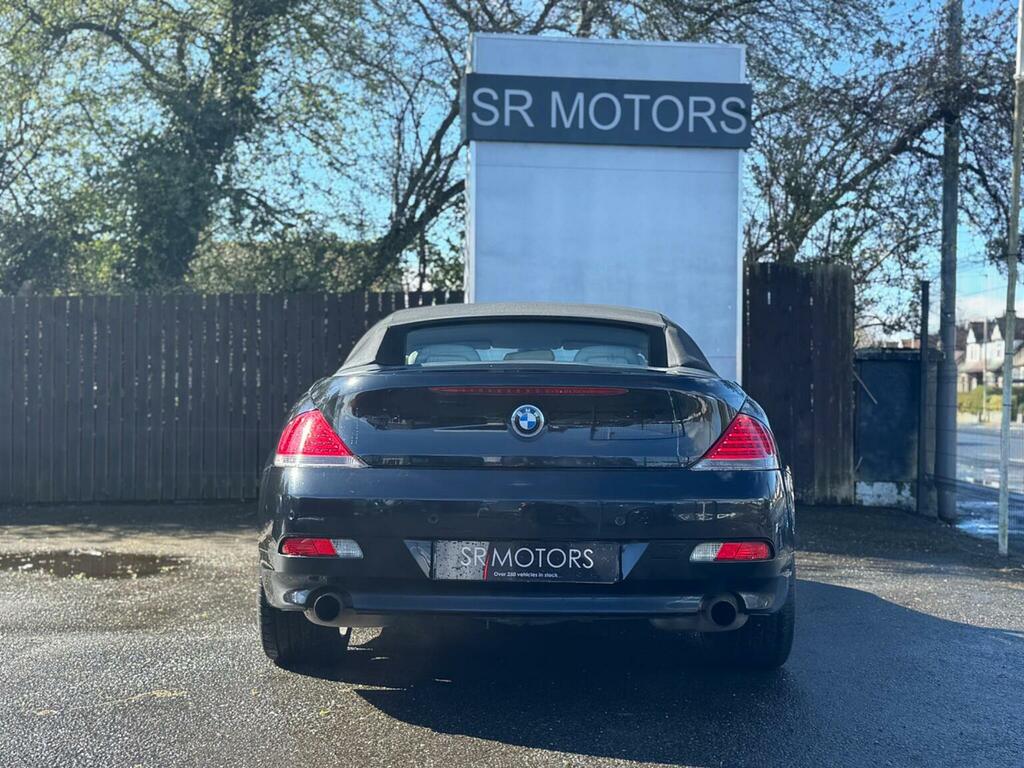 BMW 6 Series Convertible 3.0 630I Euro 4 200606 Black #5