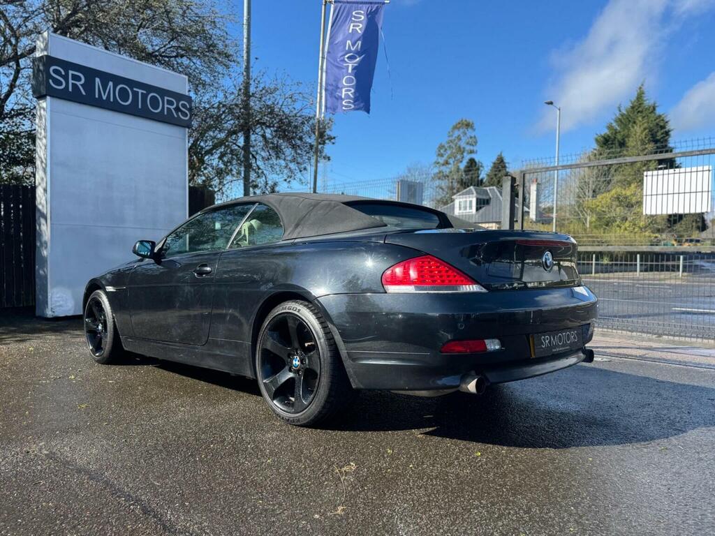 BMW 6 Series Convertible 3.0 630I Euro 4 200606 Black #4