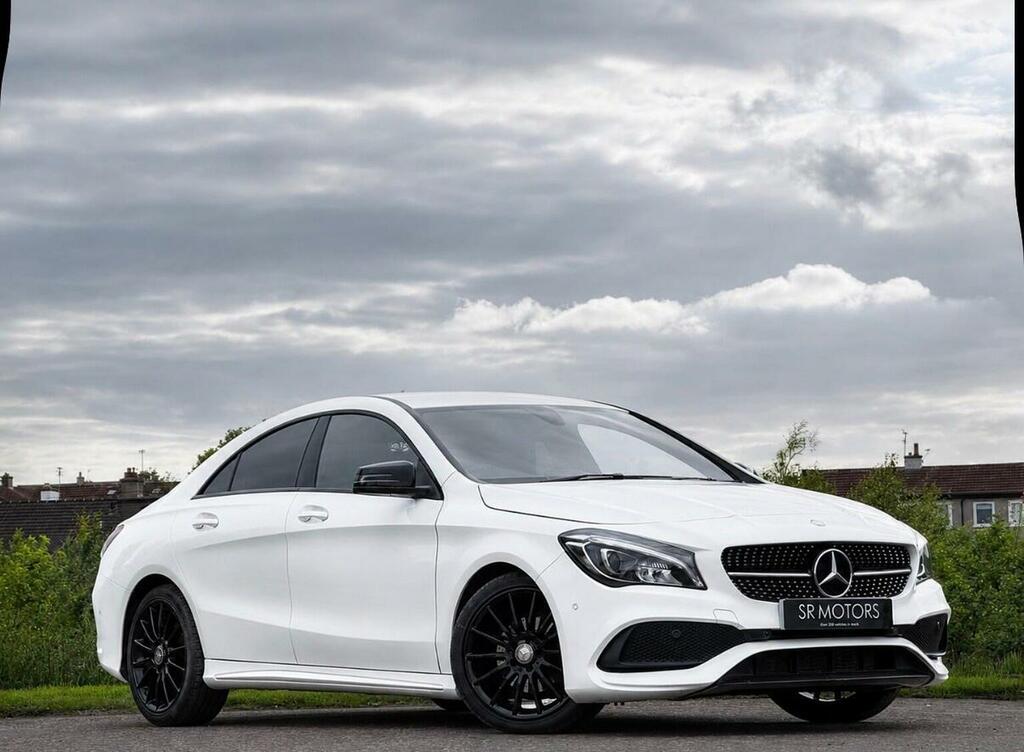Mercedes-Benz CLA Class Saloon 2.1 Cla200d Amg Line Coupe Euro 6 Ss White