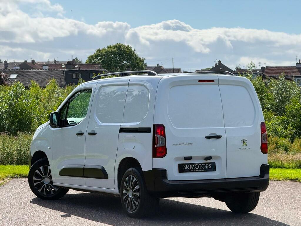 Peugeot Partner 1.5 Bluehdi 1000 Professional Standard Panel Van S White #6