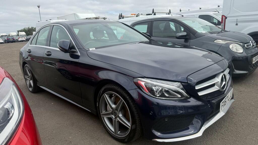 Mercedes-Benz C Class Saloon 2.0 C200 Amg Line Euro 6 Ss 201767 Blue