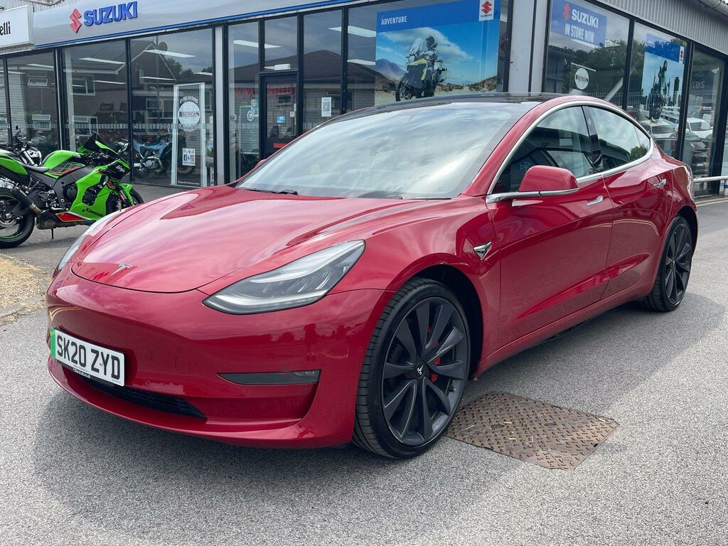Tesla Model 3 Dual Motor Performance 4Wde Performanc SK20ZYD Red #3