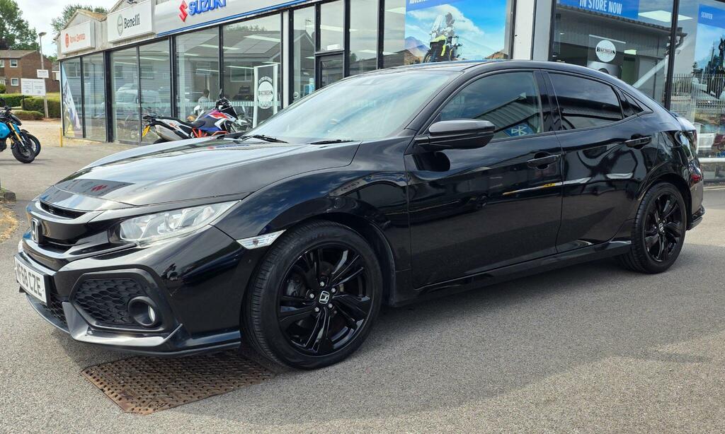 Honda Civic 1.6 I-dtec Sr Euro 6 Ss Black #3
