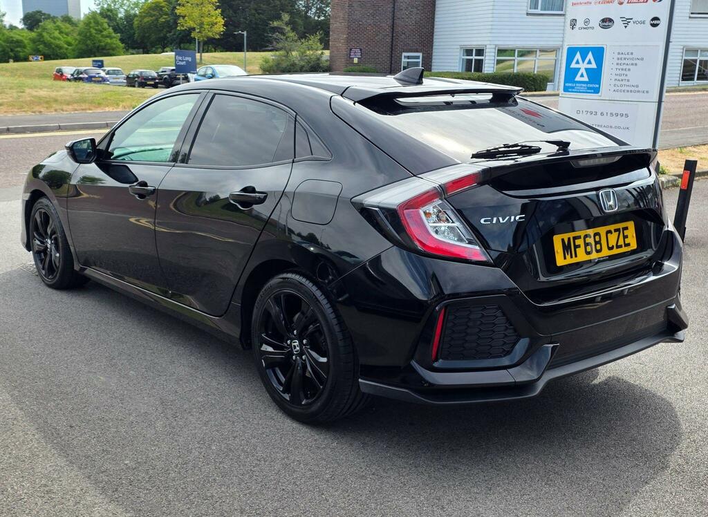 Honda Civic 1.6 I-dtec Sr Euro 6 Ss Black #4