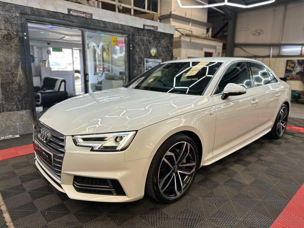 Audi A4 3.0 Tdi V6 S Line S Tronic Quattro Euro 6 Ss White #5