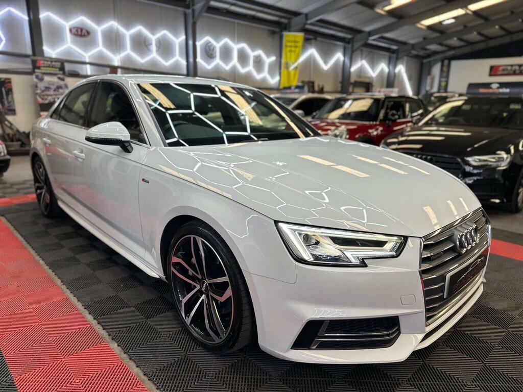 Audi A4 3.0 Tdi V6 S Line S Tronic Quattro Euro 6 Ss White