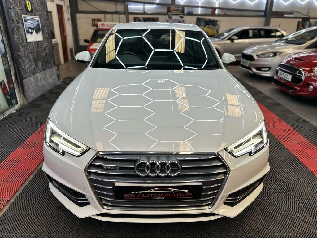 Audi A4 3.0 Tdi V6 S Line S Tronic Quattro Euro 6 Ss White #4