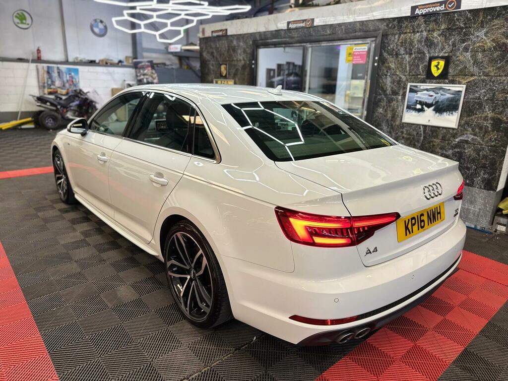 Audi A4 3.0 Tdi V6 S Line S Tronic Quattro Euro 6 Ss White #2