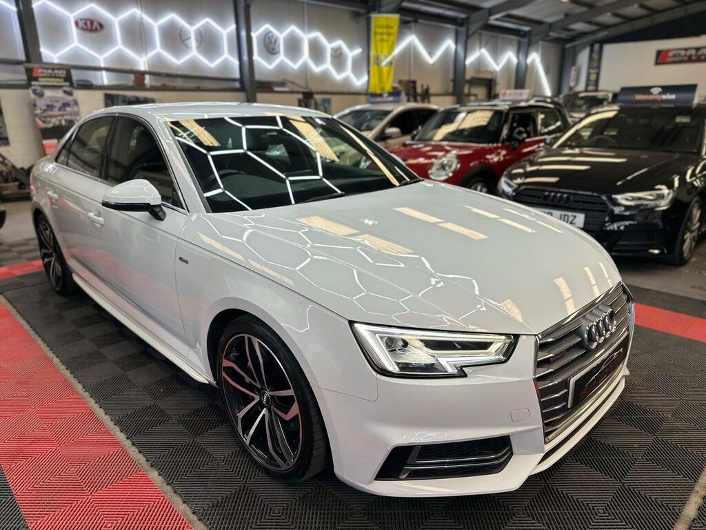 Audi A4 3.0 Tdi V6 S Line S Tronic Quattro Euro 6 Ss White #6