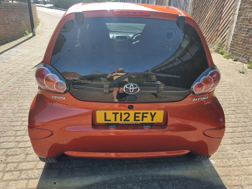 Toyota Aygo Hatchback 1.0 Vvt-i Fire 2012 Red #5