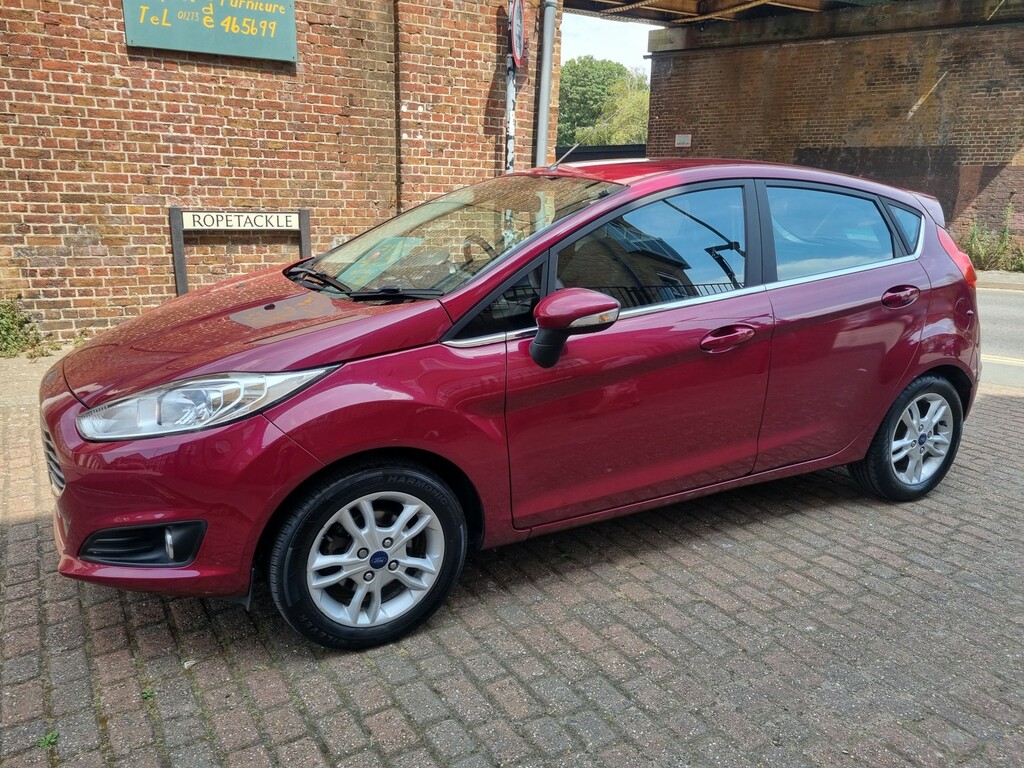 Ford Fiesta Hatchback 1.0 T Ecoboost Zetec 2014 GV14XVJ Red #3