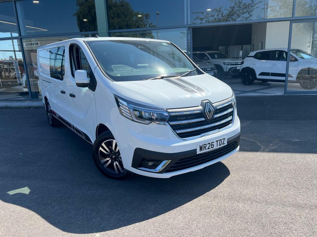 Renault Trafic 2.0 Dci Blue Ll30 Extra Sport Crew Van L2 H1 WR26TDZ White