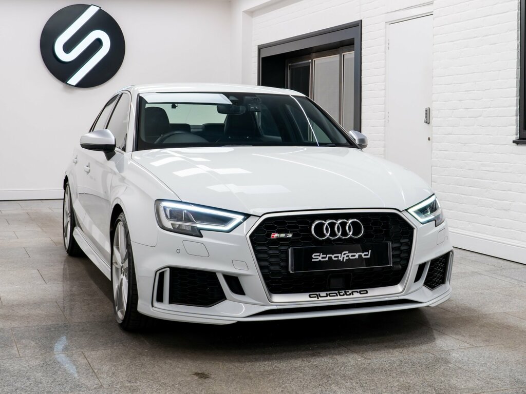 Audi RS3 2.5 Tfsi S Tronic Quattro Saloon White #2