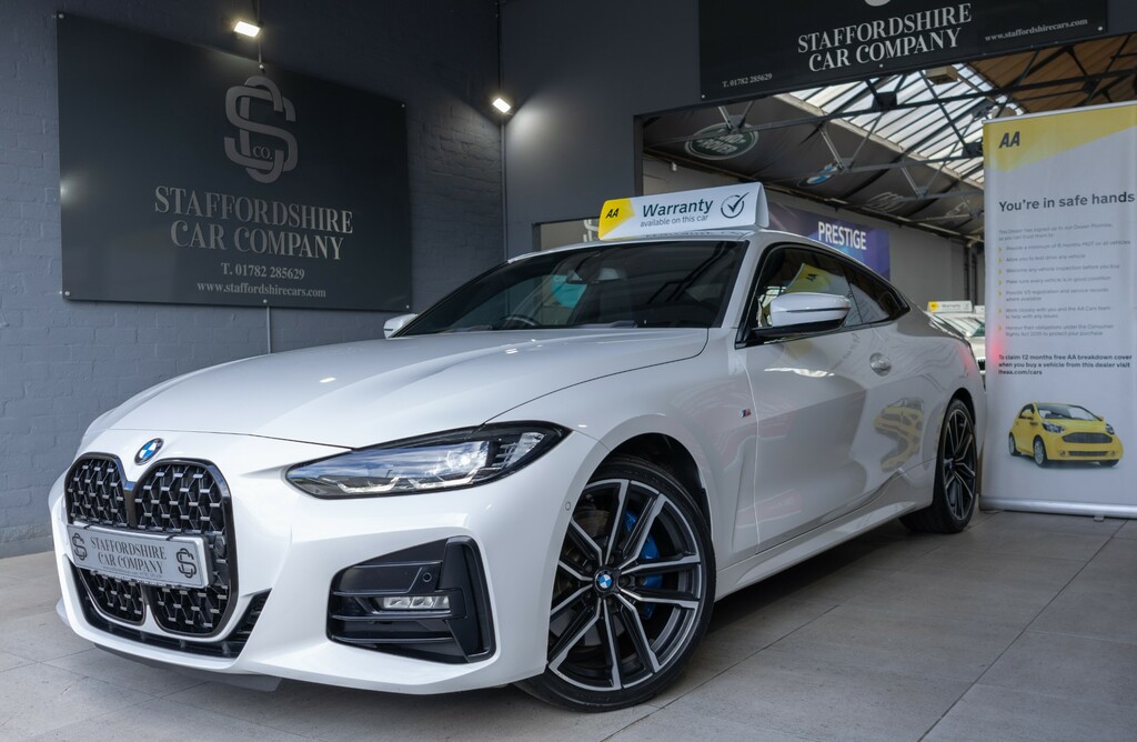 BMW 4 Series M Sport White #3