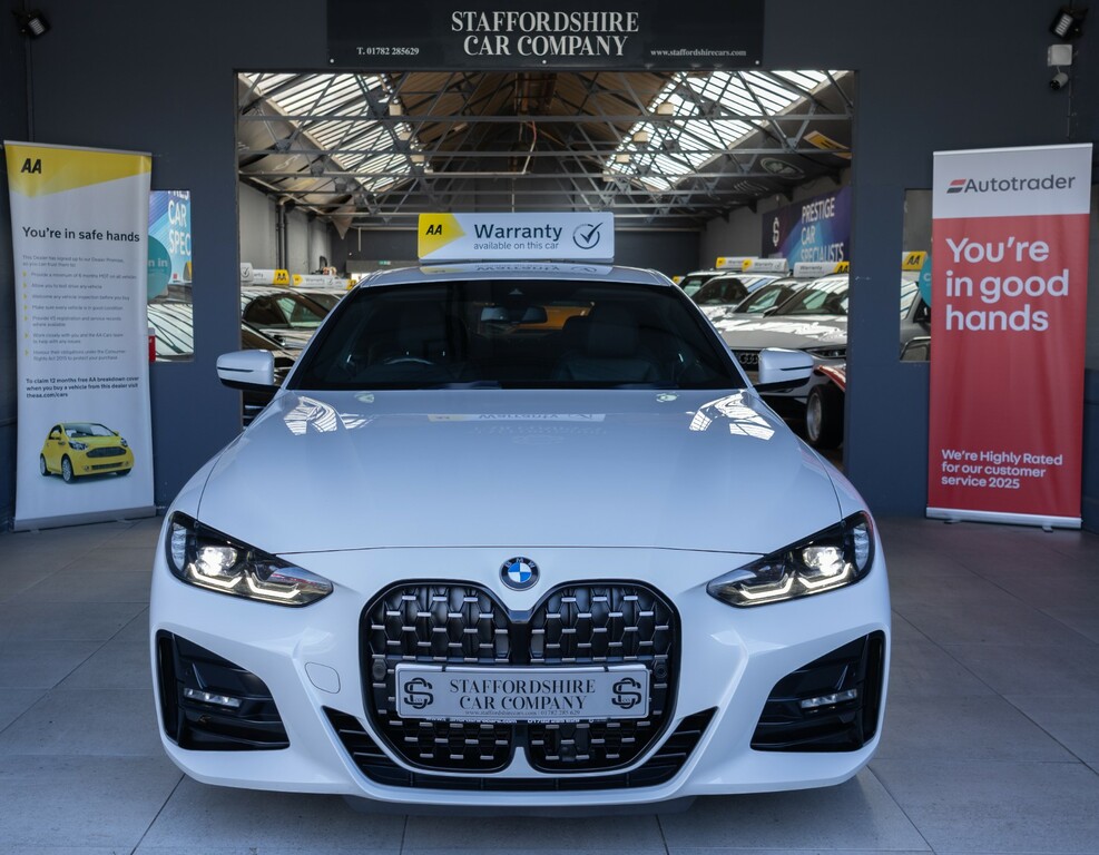 BMW 4 Series M Sport White #2