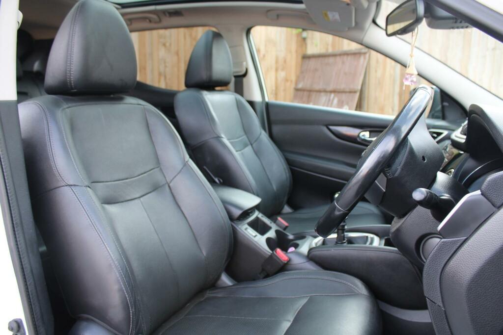 Nissan Qashqai 1.2 Dig-t Tekna 2015 White #6