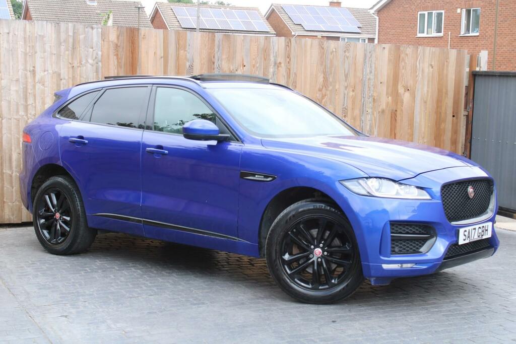 Jaguar F-Pace 2.0 D180 R-sport 2017 SA17GBH Blue #2