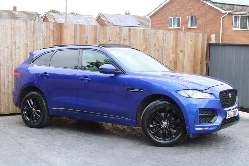Jaguar F-Pace 2.0 D180 R-sport 2017 SA17GBH Blue #5