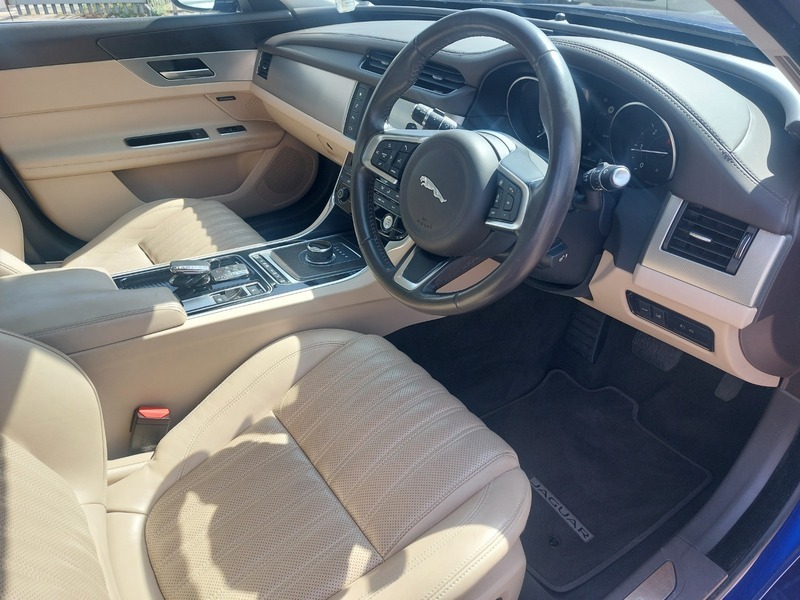 Jaguar XF D Portfolio Blue #3