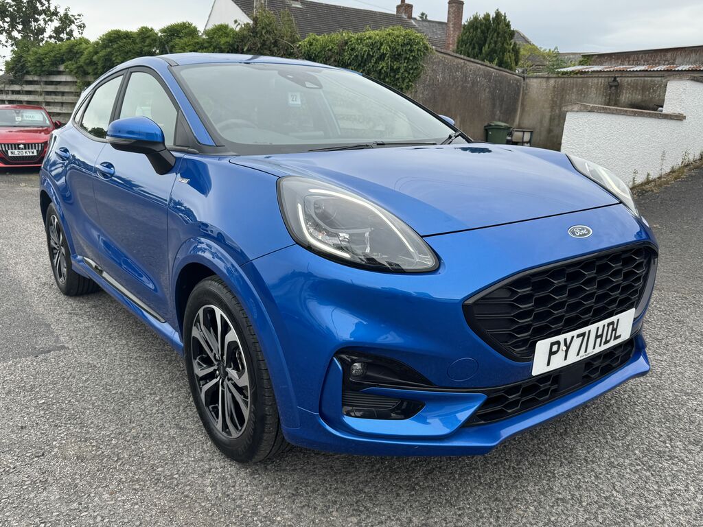 Ford Puma 1.0T Ecoboost Mhev St-line Suv Hybrid M Blue