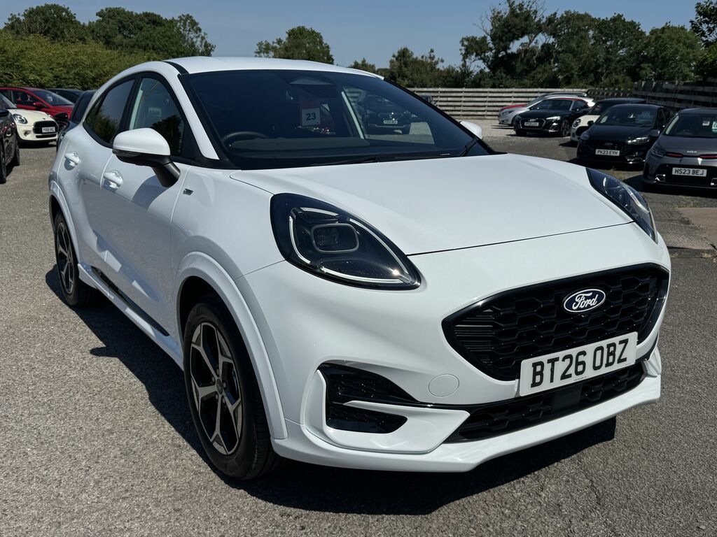 Ford Puma 1.0T Ecoboost Mhev St-line Suv Hybrid D White
