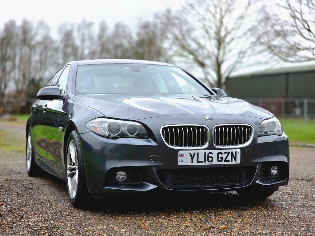 BMW 5 Series Saloon 2.0 520D M Sport Saloon 2016 Black #16