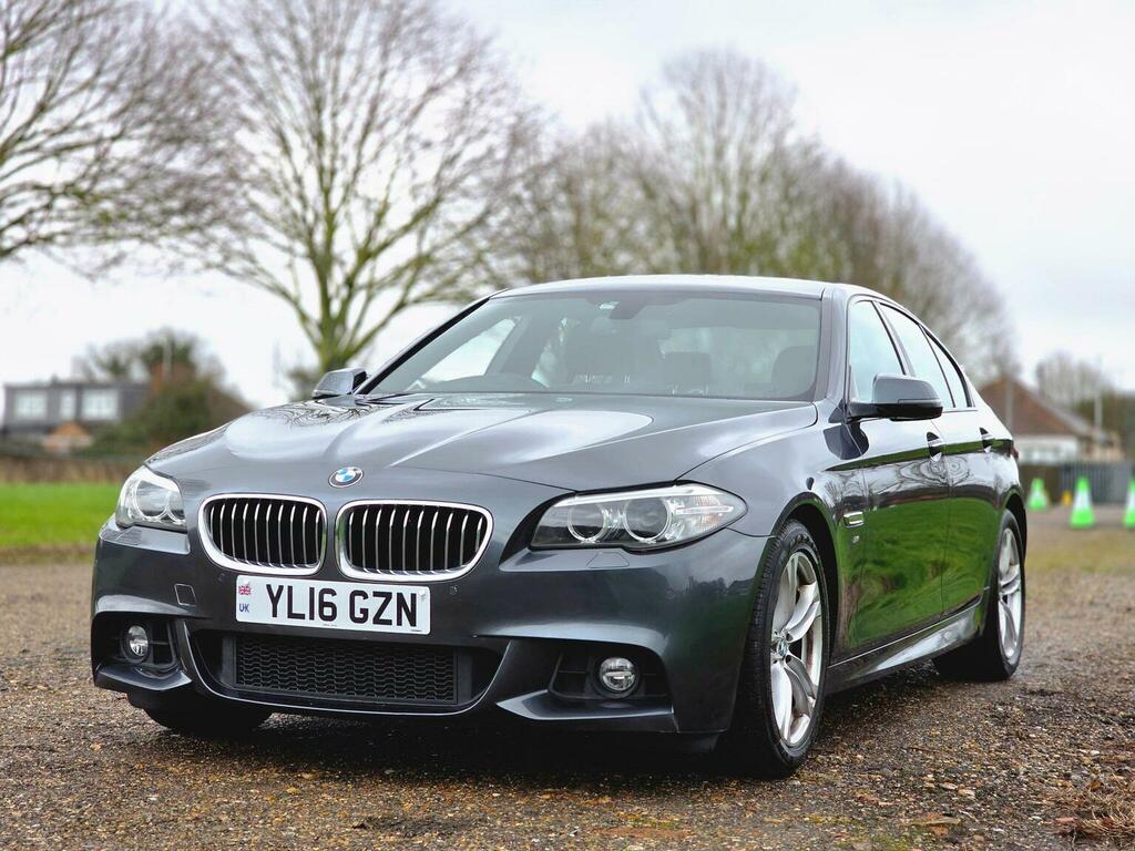BMW 5 Series Saloon 2.0 520D M Sport Saloon 2016 Black #14