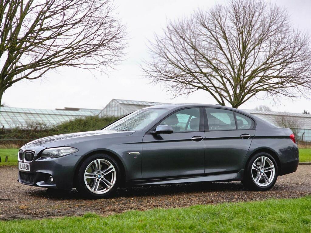BMW 5 Series Saloon 2.0 520D M Sport Saloon 2016 Black #12