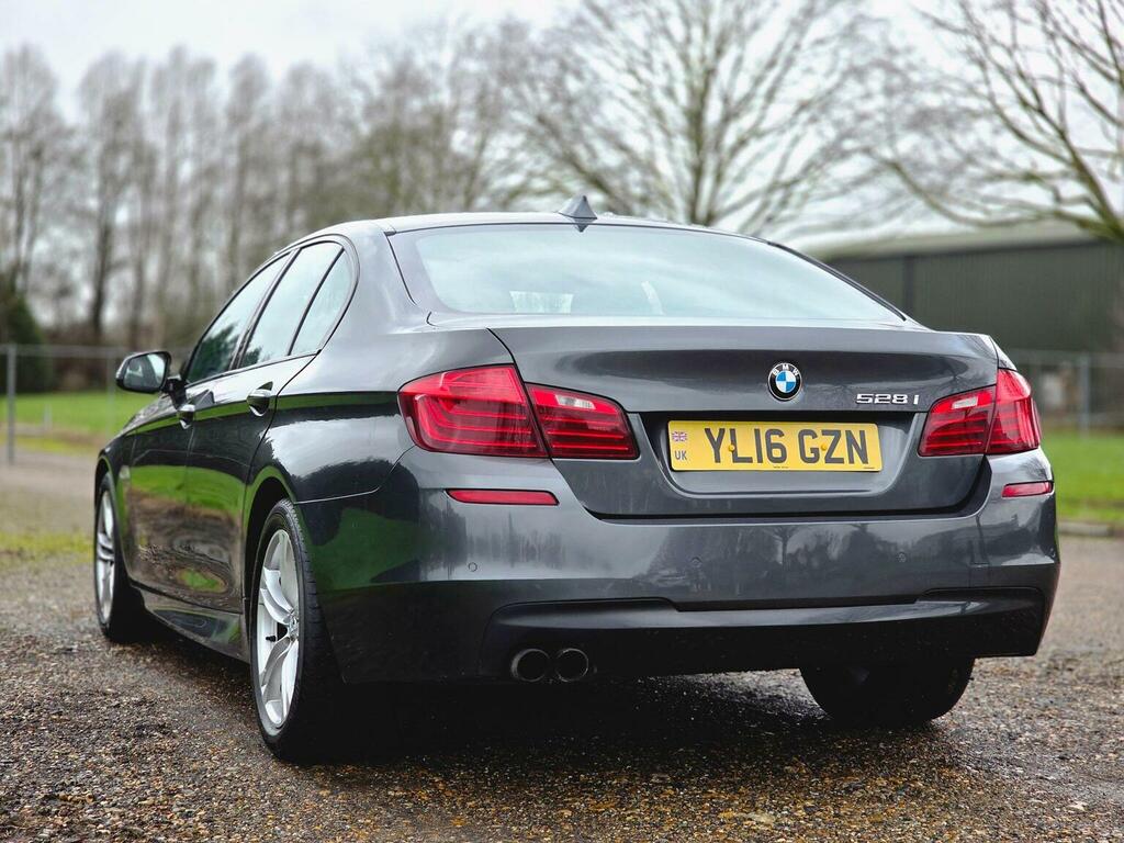 BMW 5 Series Saloon 2.0 520D M Sport Saloon 2016 Black #8