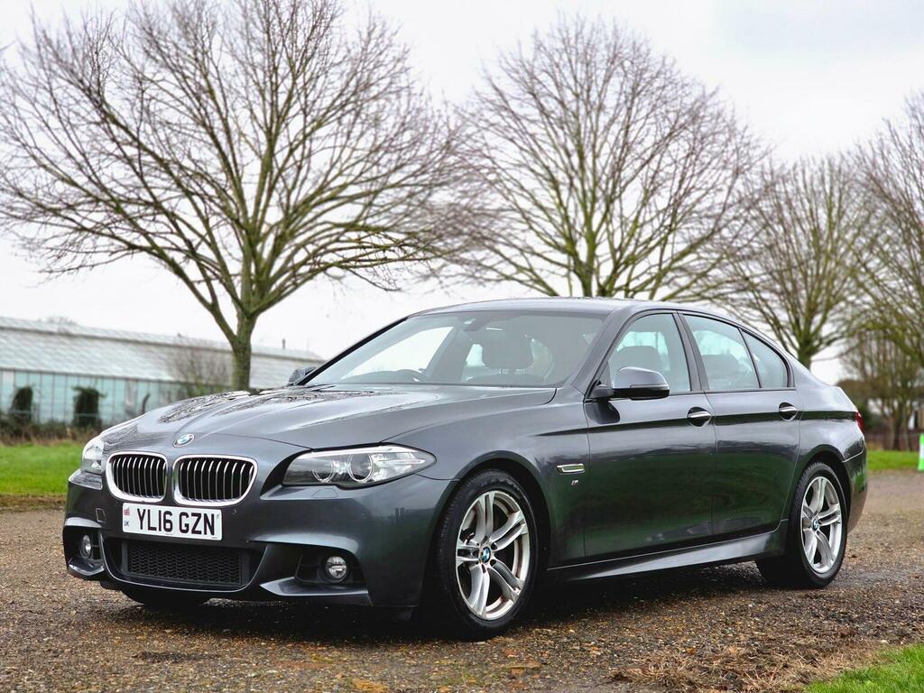 BMW 5 Series Saloon 2.0 520D M Sport Saloon 2016 Black #13