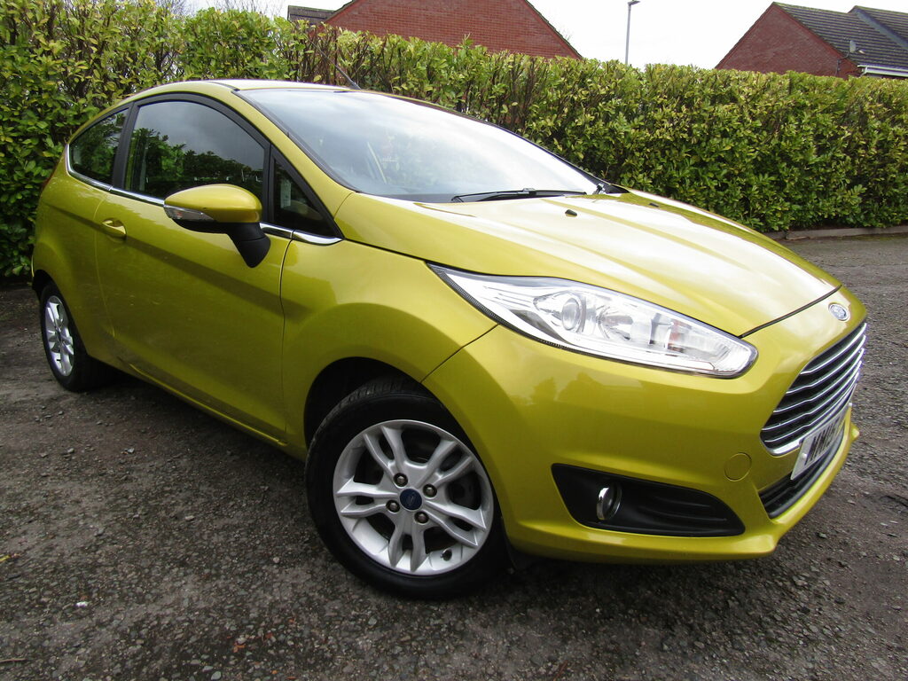 Ford Fiesta Fiesta Zetec Yellow