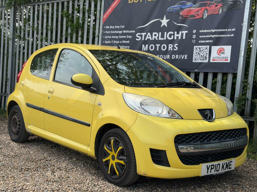 Peugeot 107 1.0 12V Urban Euro 4 YP10KME Yellow