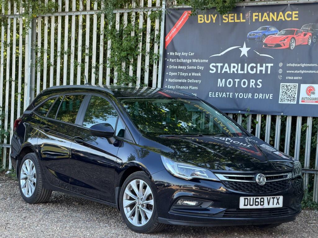 Vauxhall Astra 1.0I Turbo Ecotec Tech Line Nav Sports Tourer Euro Blue