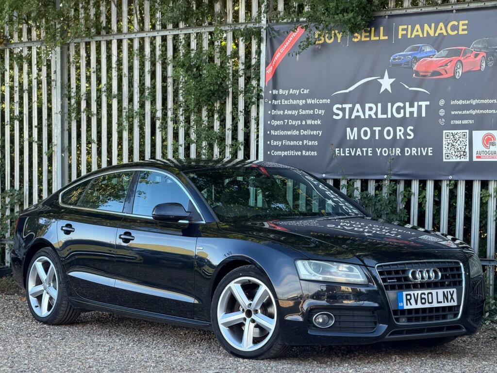 Audi A5 2.0 Tfsi S Line Sportback S Tronic Quattro Euro 5 Black