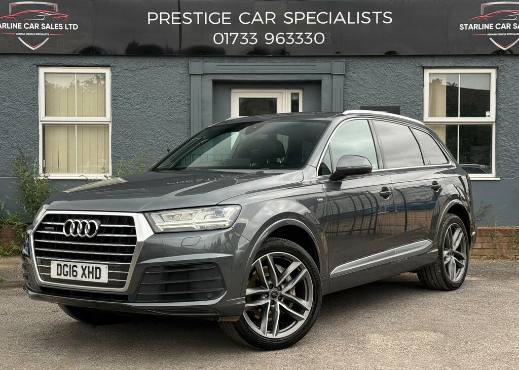 Audi Q7 3.0 Tdi V6 S Line Tiptronic Quattro Euro 6 Ss 5 DG16XHD Grey #3