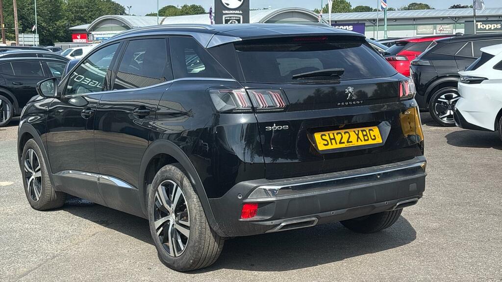 Peugeot 3008 1.2 Puretech Gt Eat Euro 6 Ss SH22XBG Black #3