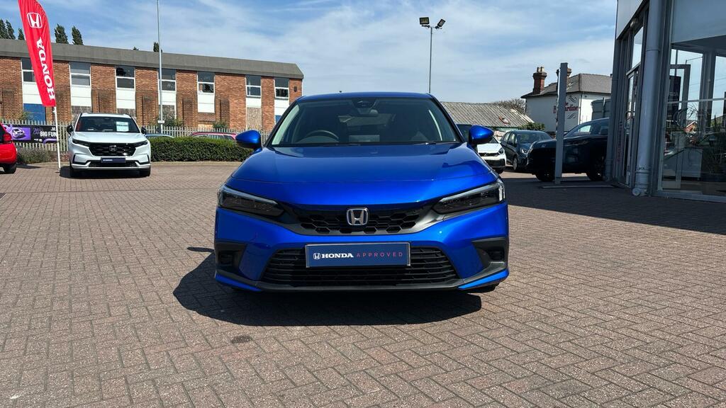 Honda Civic 2.0 H I-mmd Elegance Hatchback Hybrid E RV75ONZ Blue #6