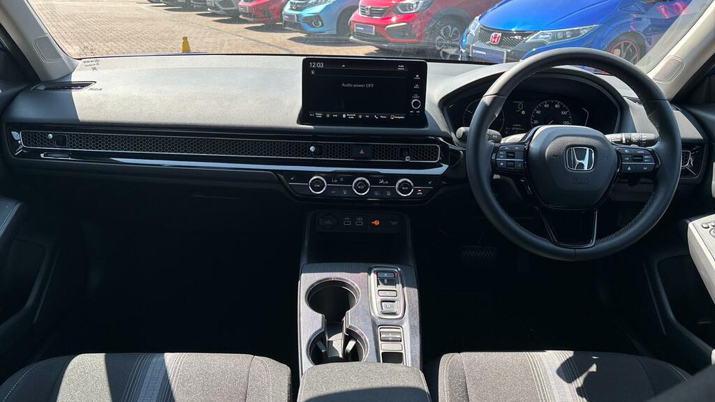 Honda Civic 2.0 H I-mmd Elegance Hatchback Hybrid E RV75ONZ Blue #4
