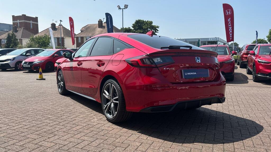 Honda Civic 2.0 H I-mmd Advance Hatchback Hybrid Ec VK26PEO Red #3