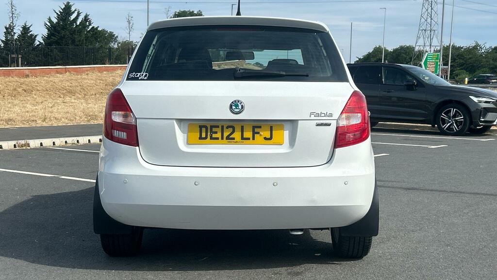 Skoda Fabia 2012 1.2 Tdi Greenline II Estate White #8