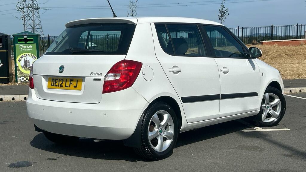 Skoda Fabia 2012 1.2 Tdi Greenline II Estate White #10