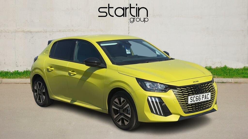Peugeot 208 1.2 Allure E-dsc6 Euro 6 Ss Yellow