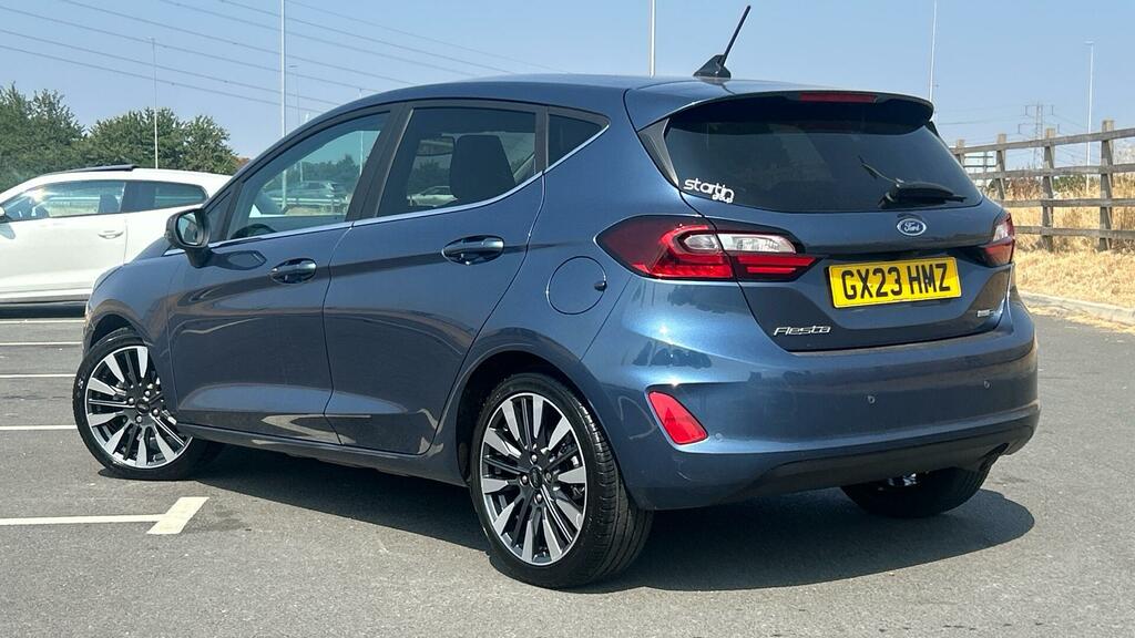 Ford Fiesta 1.0T Ecoboost Mhev Titanium X Dct Euro 6 Ss GX23HMZ Blue #3