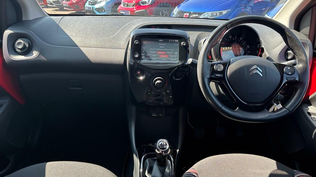 Citroen C1 1.0 Vti Shine Hatchback Euro 6 VA21TWD Red #4