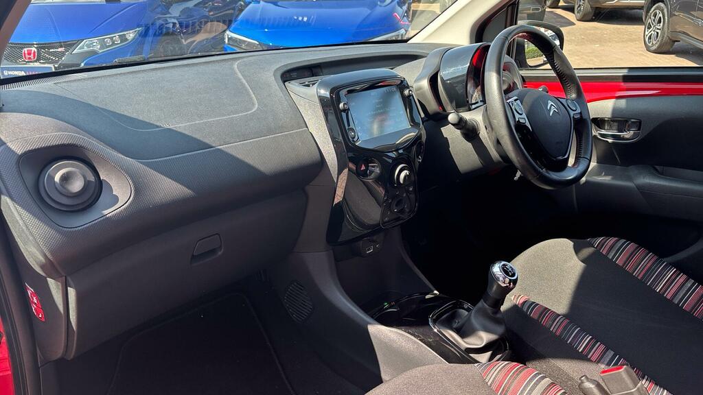 Citroen C1 1.0 Vti Shine Hatchback Euro 6 VA21TWD Red #2