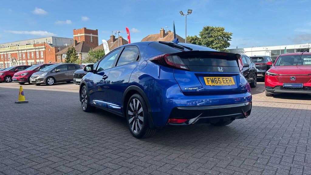 Honda Civic 1.8 I-vtec Sr Hatchback Euro 6 14 Blue #3